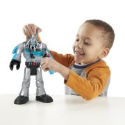FISHER PRICE IMAGINEXT DC SUPER FRIENDS ROBOT BATMAN IN COSTUM GRI 30CM VIVMTHMK87_HMK88