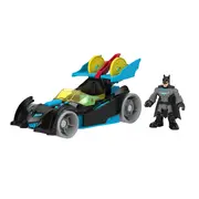 FISHER PRICE IMAGINEXT DC SUPER FRIENDS VEHICUL CU FIGURINA BATMAN CU COSTUM GRI VIVMTM5649_HFD48