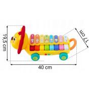 Jucarie interactiva in forma de leu cu pian ricokids rk-740 edeedi774000