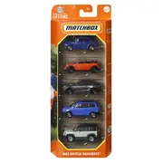 MATCHBOX SET 5 MASINUTE METALICE MBX BRITISH ROADWAYS SCARA 1:64 VIVMTC1817_HVT62
