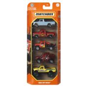 MATCHBOX SET 5 MASINUTE METALICE MBX OFF ROAD SCARA 1:64 VIVMTC1817_HVT68