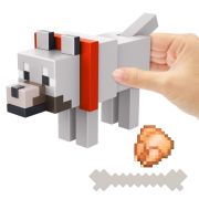 MINECRAFT CRAFT A BLOCK FIGURINA TAMED WOLF 8CM VIVMTGTP08_HTN07
