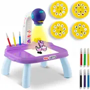 Masuta cu proiector pentru desene ricokids 773700 - mov edeedi773700