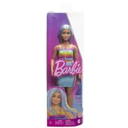 PAPUSA BARBIE FASHIONISTA CU PAR AURIU SI TOP SPORT VIVMTFBR37_HRH16