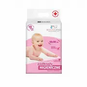 Set aleze 10 bucati, Bocioland, Impermeabile de unica folosinta, 90x60 cm BYNBOC_BL151