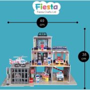 Set constructie puzzle 3D -  Statie de politie Fiesta Crafts FCT-3058 BBJFCT-3058_Initiala