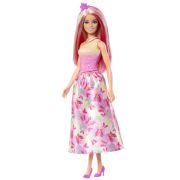 BARBIE PAPUSA BARBIE CU PARUL BLOND SI ROZ VIVMTHRR08