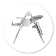 Scaun de masa Gwaju, Momi, Light Grey KRTKRKA00023