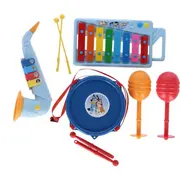 Set xilofon, tamburina, saxofon si maracas bluey rg2436