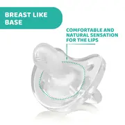 Suzeta anatomica Chicco PhysioSoft, silicon, roz, 16-36luni CHC7309193-7