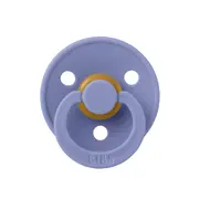 Bibs - suzeta colour latex, tetina rotunda, 0 luni +-peri bbb100324c
