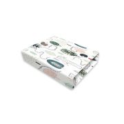 Cearceaf cu elastic, Qmini, Pentru patut 120X60 cm, Din bumbac certificat Oeko Tex Standard 100, Hedgehog BYN6426972025102