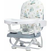 Scaun de masa, FreeON, Levi, Booster, Pliabil, Cu tavita detasabila, Reglabil in 4 pozitii pe inaltime, Cu centuri de siguranta in 3 puncte, 6 luni+, Owl BYN49560