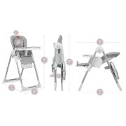 Scaun de masa Gwaju, Momi, Light Grey KRTKRKA00023