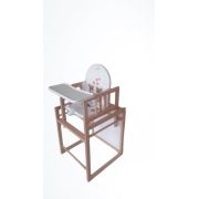 Scaun de masa din lemn de Fag multifunctional cu tavita din plastic MyKids Wiktoria BEARS 2 86851