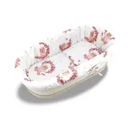 Set pentru landou/cosulet, MimiNu, Cu protectie, saltea si pernuta, Din bumbac certificat Oeko Tex Standard 100, Design, Betty BYN6426972025034