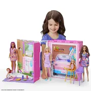 BARBIE CASA DE PAPUSI BARBIE CU 4 ZONE PLIABILA VIVMTHRJ76