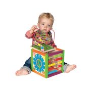 Jucarie din lemn - Centru de activitati multiple