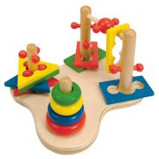 Jucarie din lemn - Joc de abilitati motorii 3D