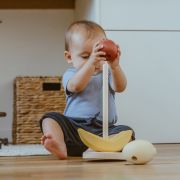 Jucarie din lemn de stivuit - Fructe