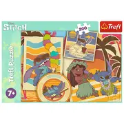 PUZZLE TREFL 200 STITCH LA PLAJA CU LILO SI STITCH VIV13304
