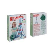 Jucarie din bambus Flexistix - Turnul Eiffel (62 piese)