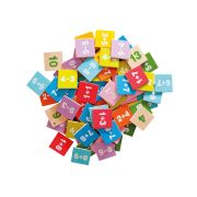 Jucarie din lemn - Invatam matematica, adunare si scadere