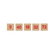 Jucarie din lemn - Invatam matematica, inmultire si impartire