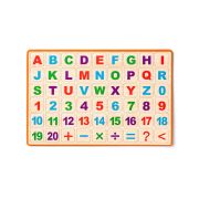 Tabla magnetica de pus pe masa cu litere
