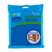 Jucarie - Seturi de constructie - Placi albastre 20x20 (4 buc)