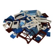 Jucarie - Seturi de constructie - Usi si ferestre (250 piese)