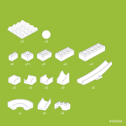 Jucarie copii Marble Run Hubelino - extensie balansoar (45 piese)