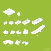 Jucarie copii Marble Run Hubelino - extensie balansoar (45 piese)