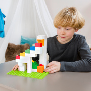Jucarie copii Marble Run Hubelino - extensie pentru catapultare (41 piese)