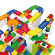 Jucarie de construit pentru copii Marble Run Hubelino (585 piese)