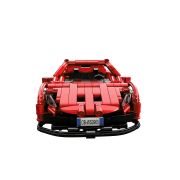 Masina sport rosie tip lego tehnic de constructie (482 piese)
