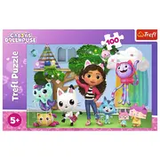 PUZZLE TREFL 100 GABBYS DOLLHOUSE PRIETENII LUI GABBY VIV16464