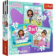 PUZZLE TREFL 3IN1 GABBYS DOLLHOUSE ACTIVITATILE LUI GABBY VIV34871