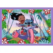 PUZZLE TREFL 4IN1 STITCH ZIUA FERMECATA VIV34633
