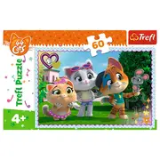 PUZZLE TREFL 60 44 PISICI JOCUL PISICILOR VIV17378