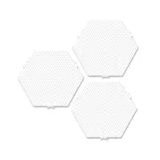 Set placi pentru margelele de calcat Beedz - 3 bucati hexagon