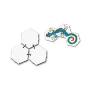 Set placi pentru margelele de calcat Beedz - 3 bucati hexagon