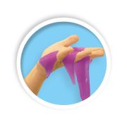 Slime colorat cu sclipici pentru copii (2x 120 gr.)