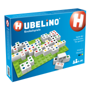 Joc 2 in 1 Potriveste 4 & Domino curcubeu Hubelino (71 piese)
