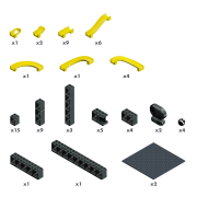 Jucarie Marble Run Pi tunuri magnetice Hubelino (70 piese)
