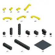 Jucarie Marble Run Pi tunuri magnetice Hubelino (70 piese)