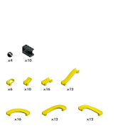 Jucarie Piese de constructie Set M Hubelino (98 piese)