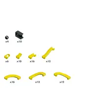 Jucarie Piese de constructie Set M Hubelino (98 piese)