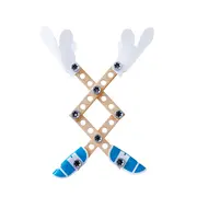 Jucarie din lemn - Set 3 experimente (37 piese)