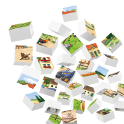 Puzzle Ferma de animale Hubelino (35 piese)